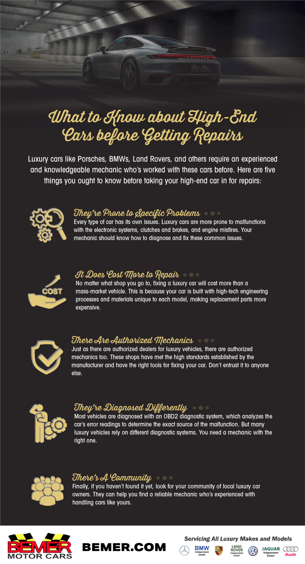 What to Know about High-End Cars before Getting Repairs