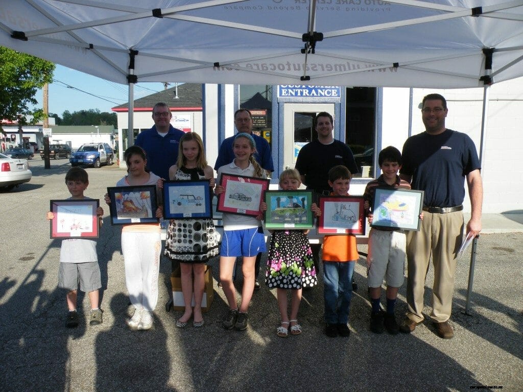 Winners of the 3rd Annual Art Contest at Ulmer’s Auto Care!