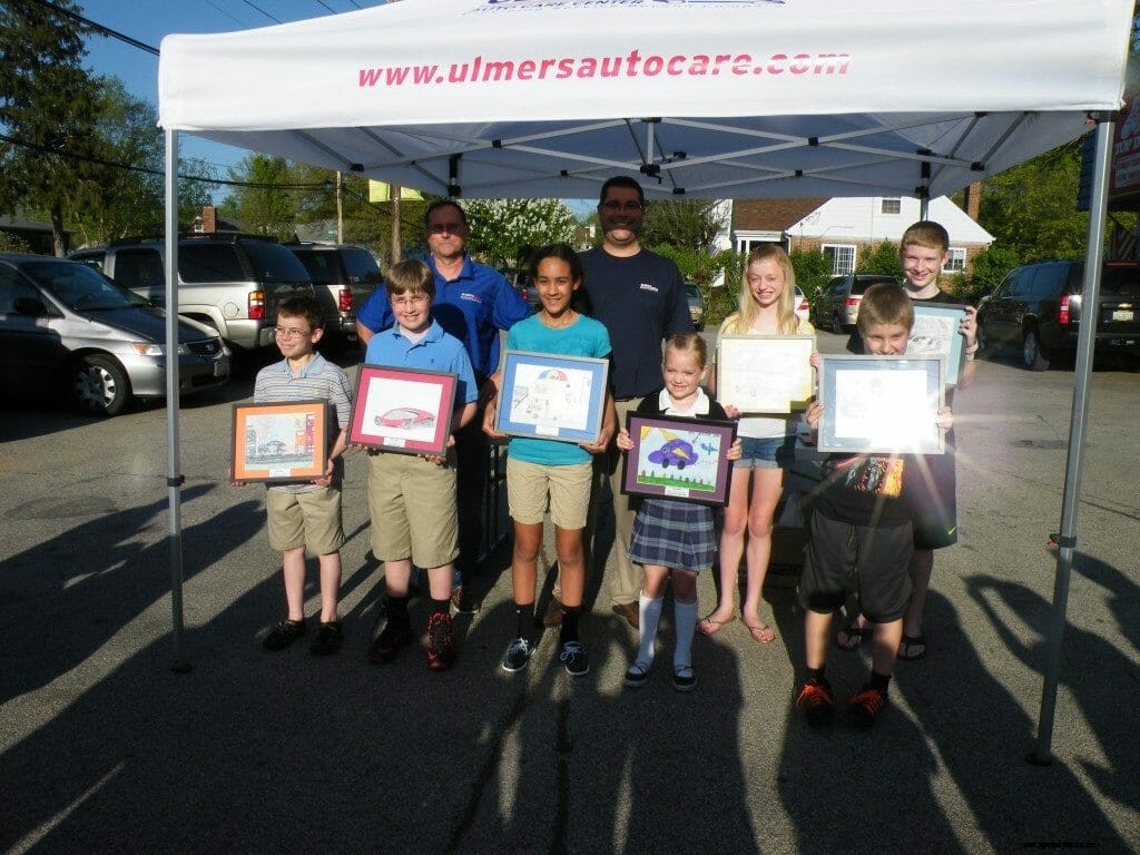 Winners of the 3rd Annual Art Contest at Ulmer’s Auto Care!