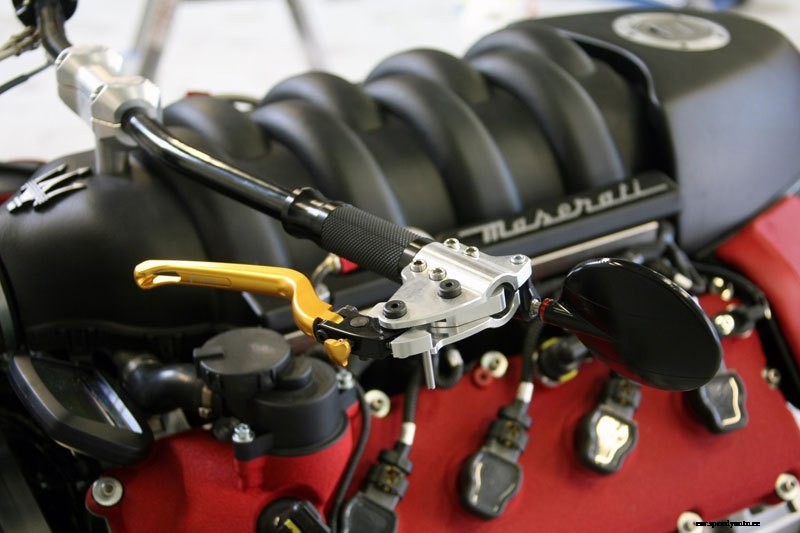 This Guy Used a Maserati Engine to Build a 470 HP Motorcycle