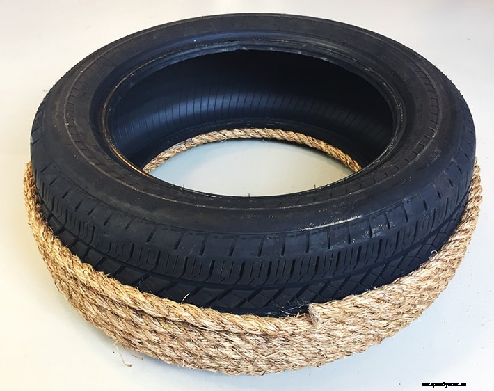 DIY Tire Crafts: Transform an Old Tire into an Ottoman
