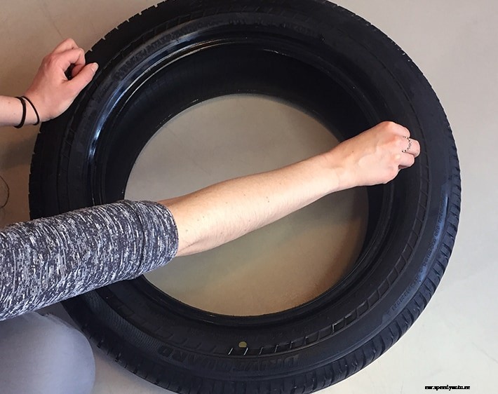 DIY Tire Crafts: Transform an Old Tire into an Ottoman
