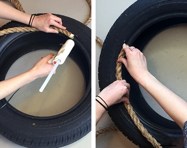 DIY Tire Crafts: Transform an Old Tire into an Ottoman