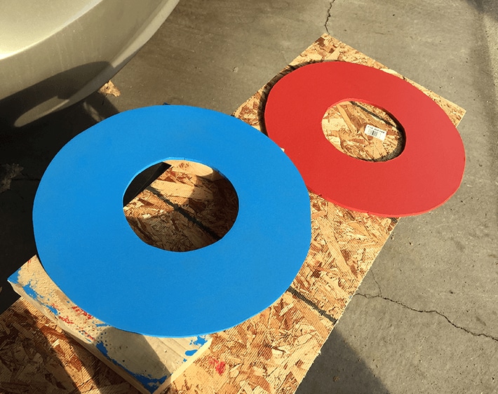 DIY: Make a Cornhole Set Out of Old Tires