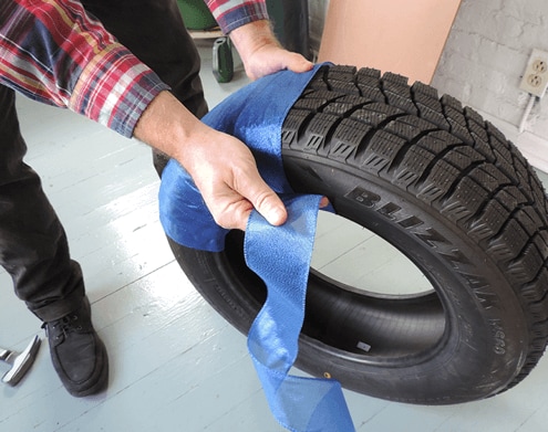 DIY Tire Crafts: Transform Old Tires into Giant Holiday Ornaments
