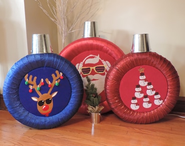 DIY Tire Crafts: Transform Old Tires into Giant Holiday Ornaments