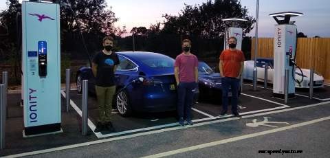 Zero Carbon World charity sets new record of 1:31:32 for the shortest EV charging time between John OGroats and Land’s End