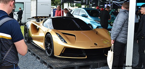 A showcase of all things EV at the 2021 Festival of speed