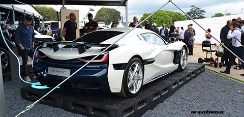 A showcase of all things EV at the 2021 Festival of speed