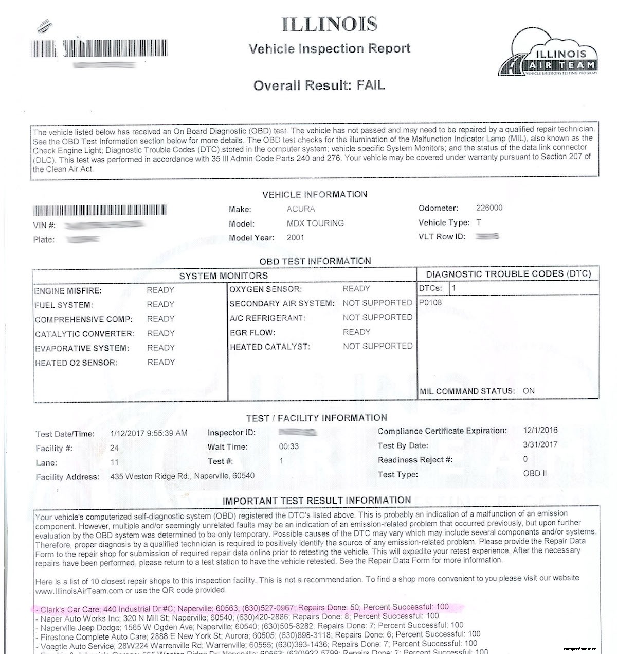 Naperville Emissions Testing and Diagnosis – Pass the Vehicle Emission Test