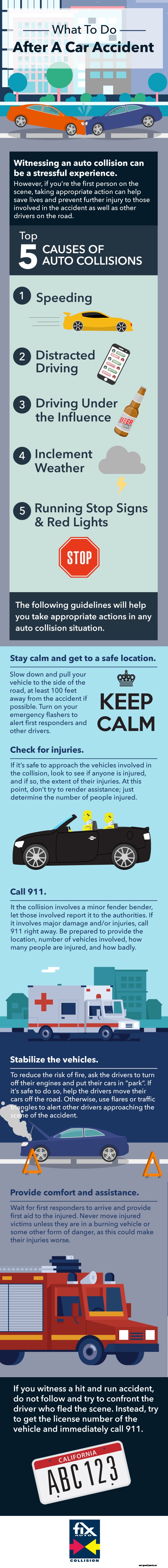 5 Things You Should ALWAYS Do After a Car Accident [Infographic]
