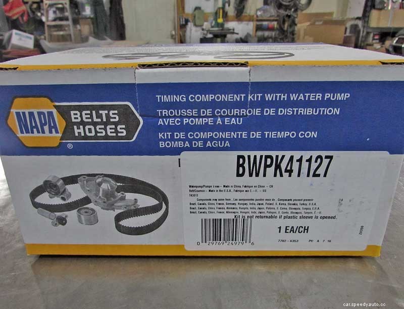 What’s In A Water Pump And Timing Belt Replacement Kit?