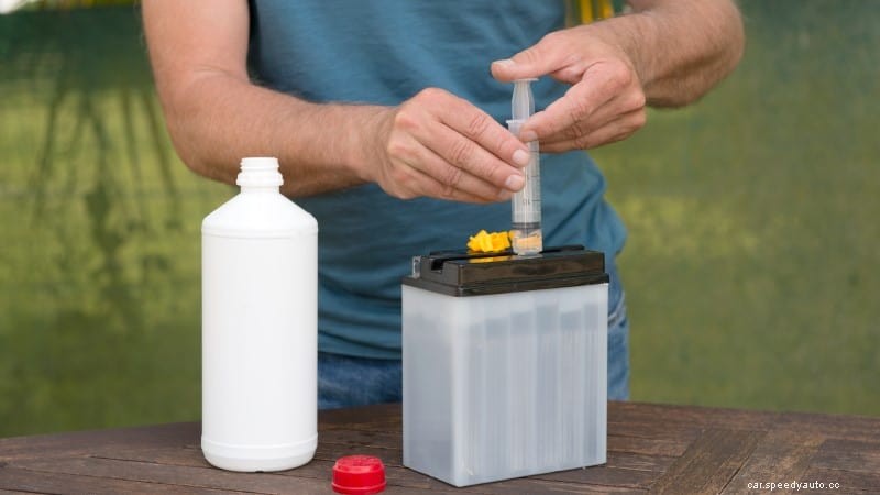 Battery Acid vs. Distilled Water