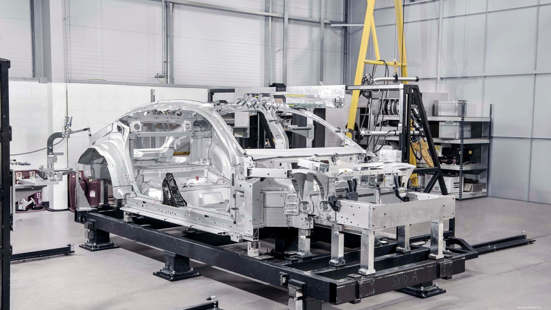 Polestar details the lightweight sports-car approach to its rival for Taycan, Model S Plaid