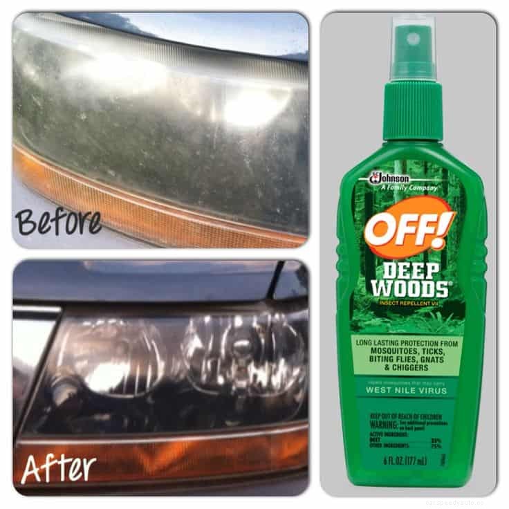 Can Bug Spray Clean Dirty and Foggy Headlights?