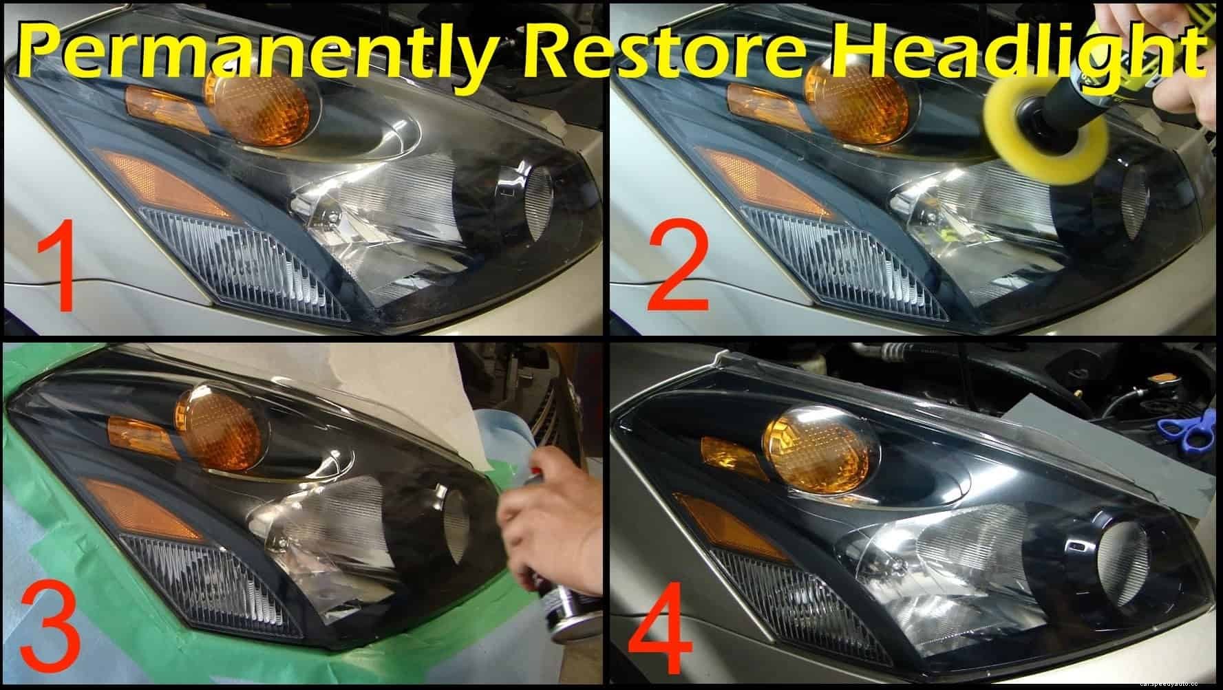 How to Restore Headlights Permanently?