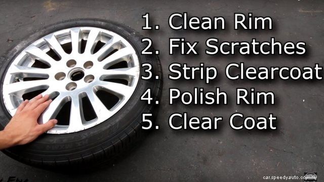 How To Repair Wheels With Curb Rash And Scratches On The Car?