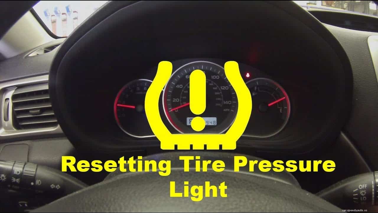 How to Reset Low Tire Pressure Light?