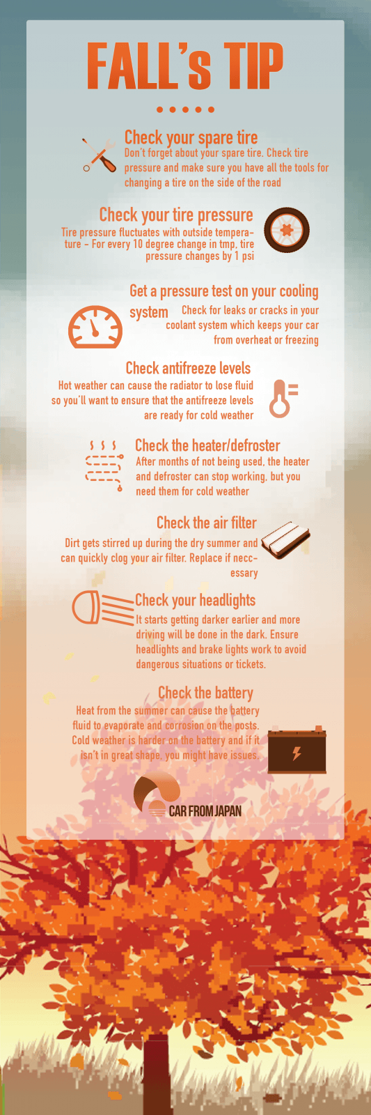 [Infographic] Secret Maintenance Car Tips For Fall