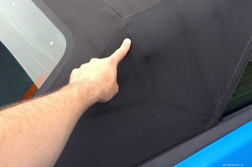 How to Repair Convertible Top (No Sewing)