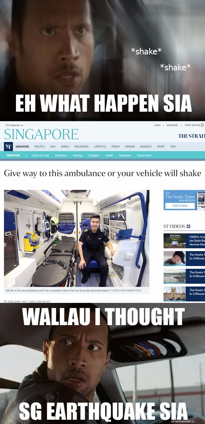 Ambulance rumbler siren will shake your car