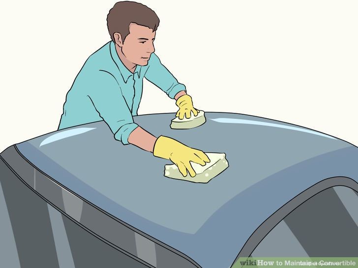 Cleaning your convertible top the right way