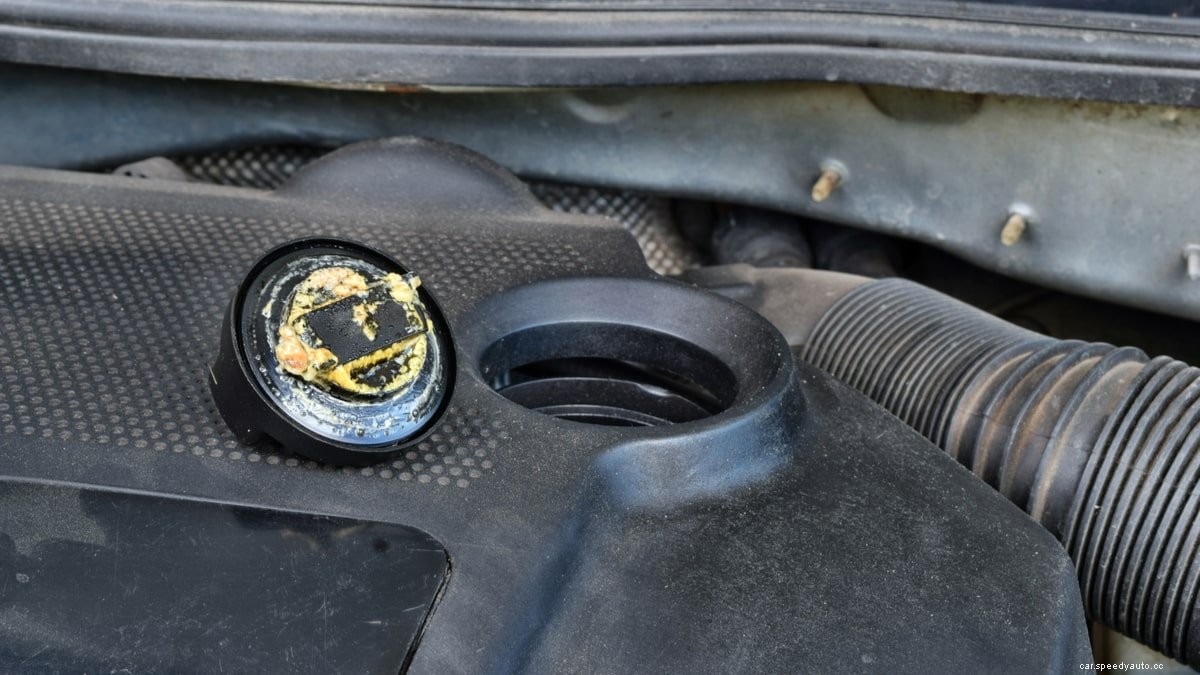 What is This White Stuff Under My Oil Cap?