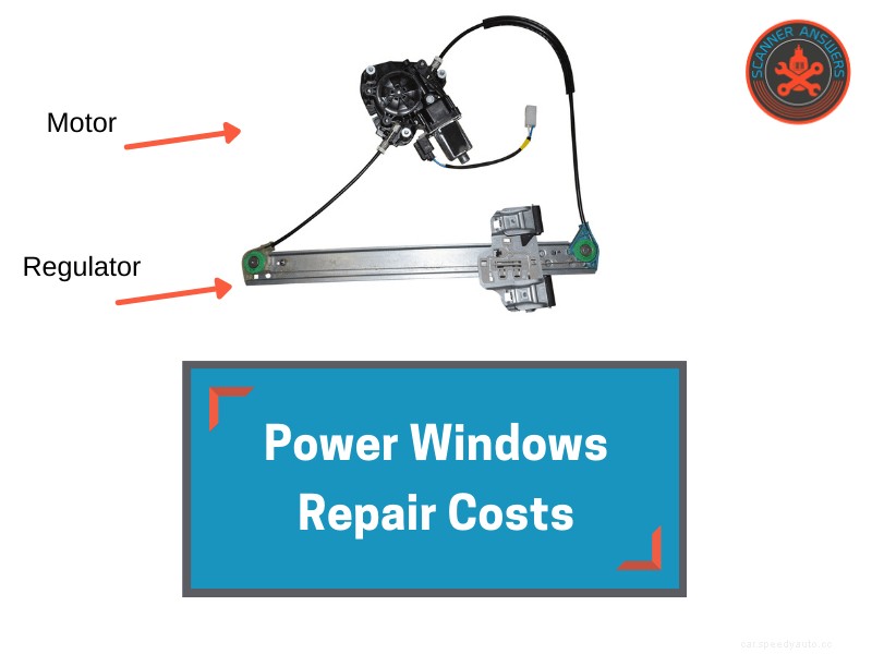 Power Windows Repair Costs | Motors, Regulators, Switches and more!
