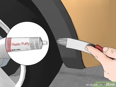 How to Fill Plastic Scratches