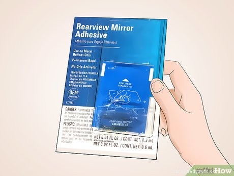 How to Glue on a Rear View Mirror