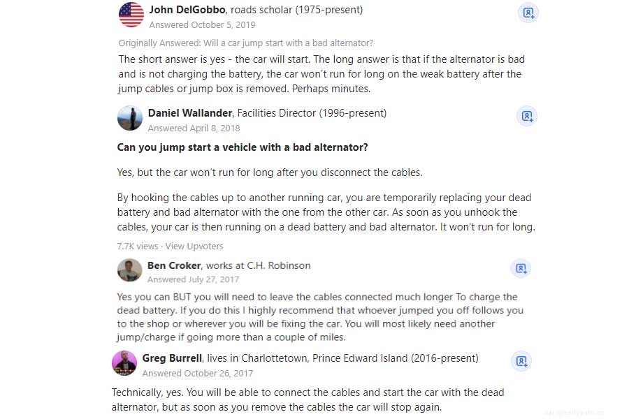 Can You Jumpstart a Car with a Bad Alternator