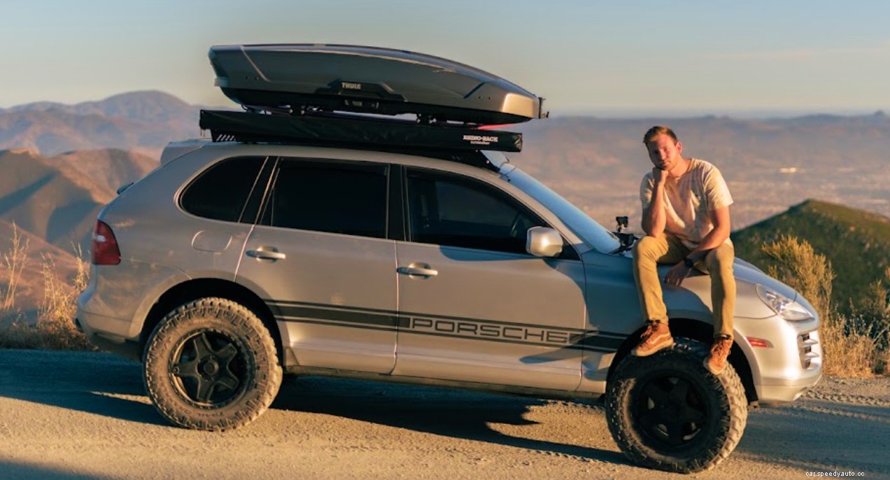 MotorBiscuit Exclusive: Meet the Veteran Who Lives in a Porsche Cayenne off-Roading Camper