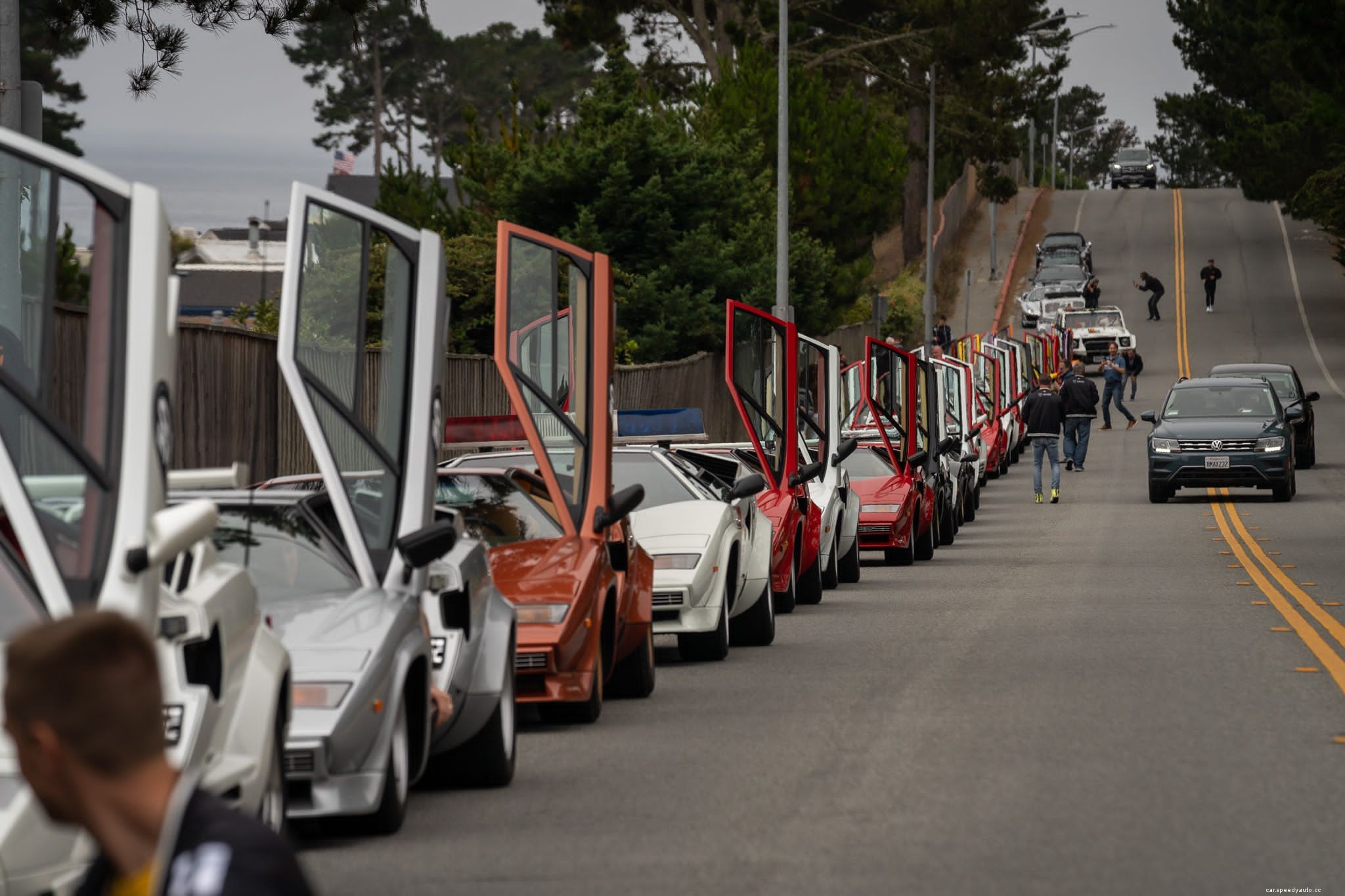 Check out This Lamborghini Countach Supercar Rally