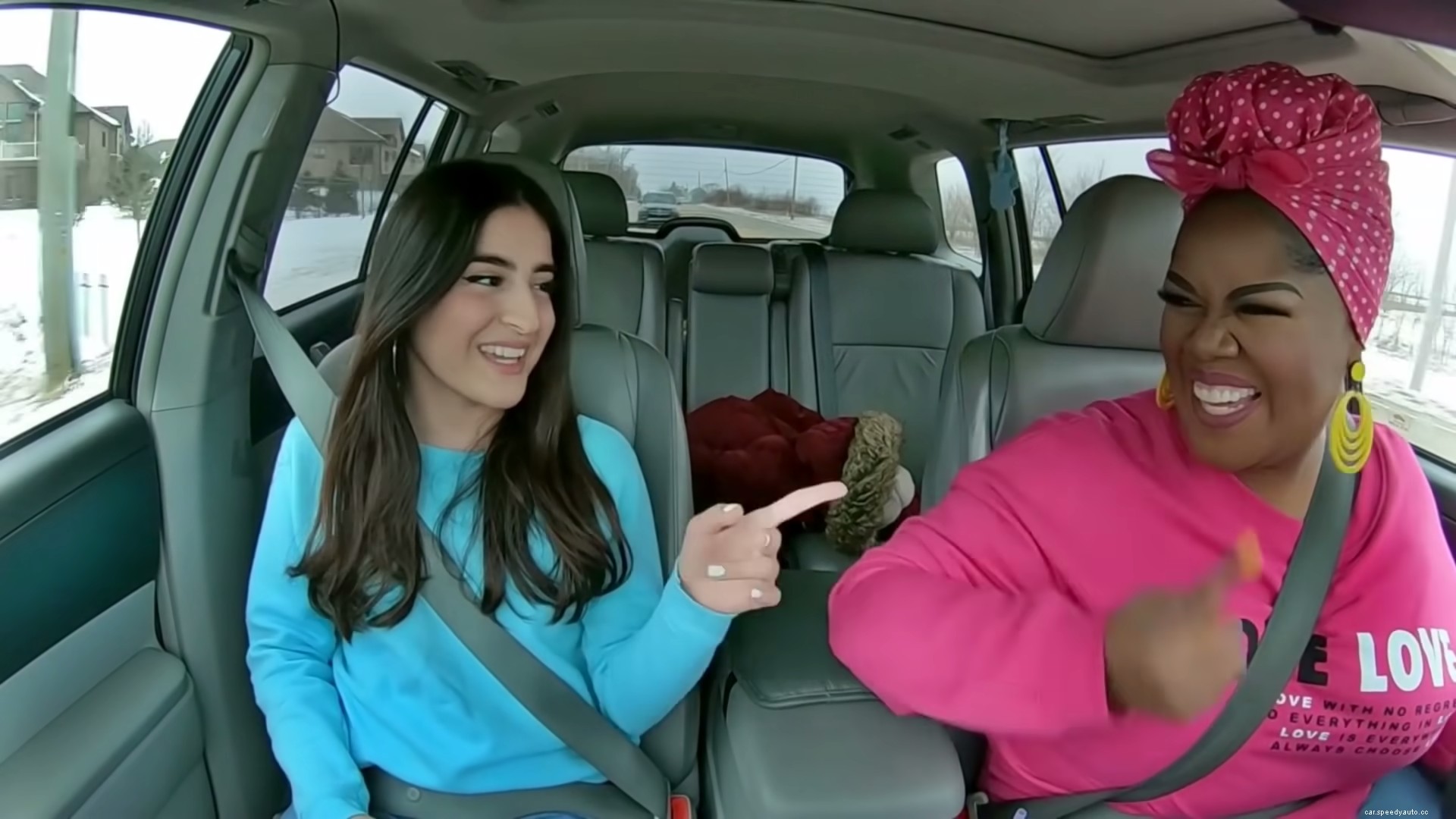 Watch Olivia Rodrigo’s “drivers license” in Carpool Vocal Coaching