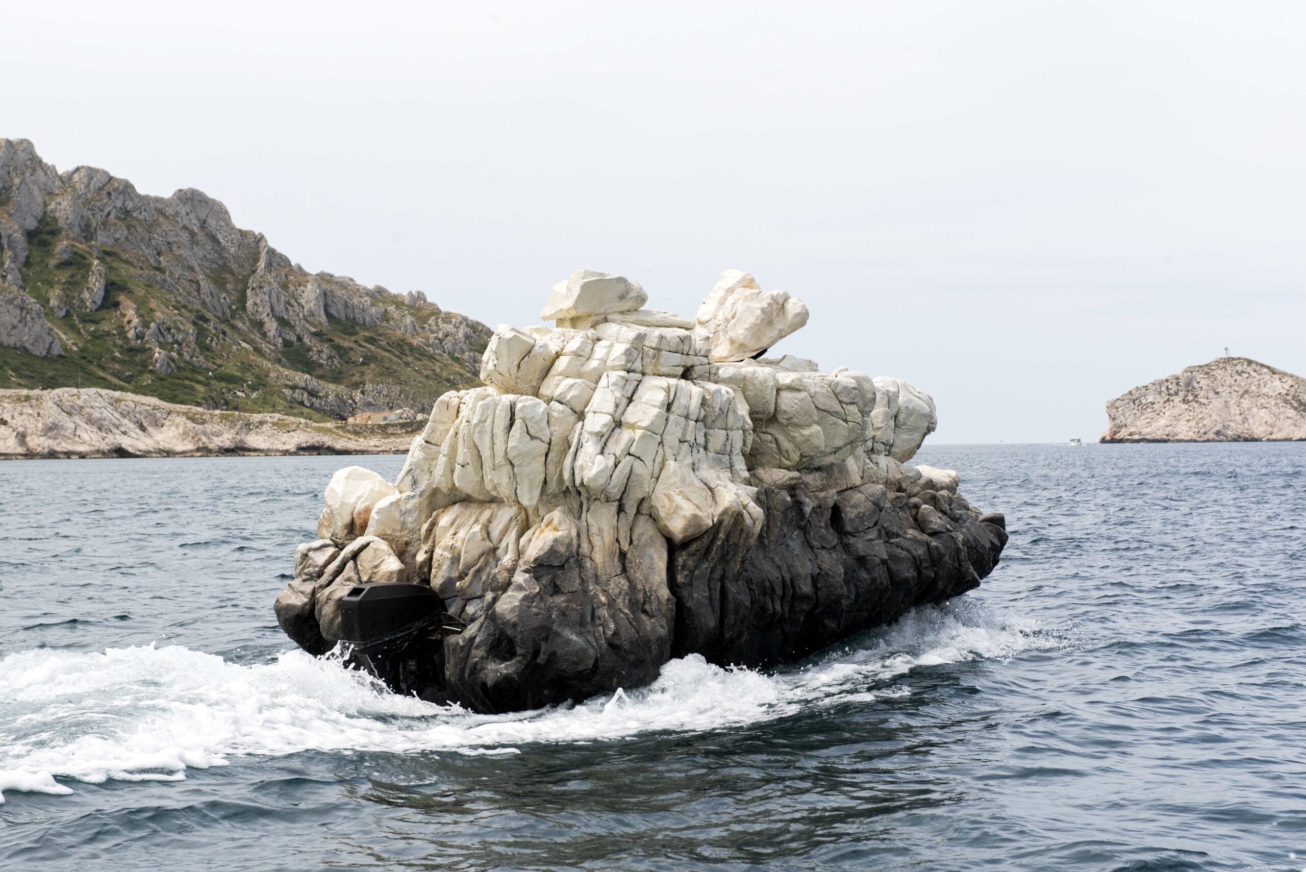 Watch: This Giant Rock is Really a Boat