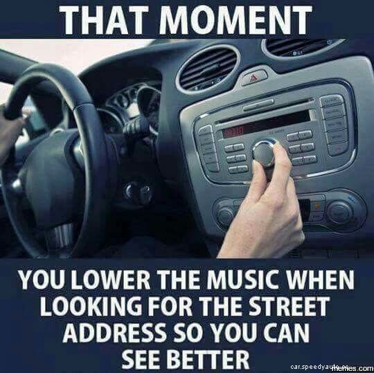 Why Do People Turn Down the Car’s Radio When Looking for an Address?