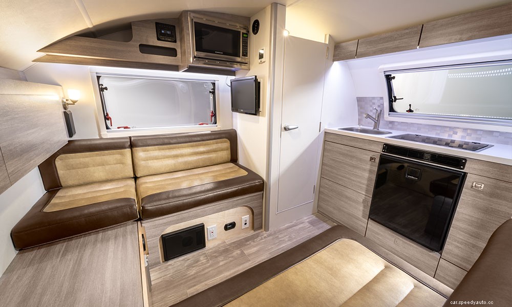 This Quirky Teardrop Trailer Has Everything You Need, Like a Toilet and a Shower