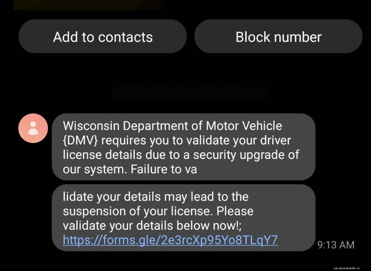 DMV Scam Tries to Steal Your Personal Information