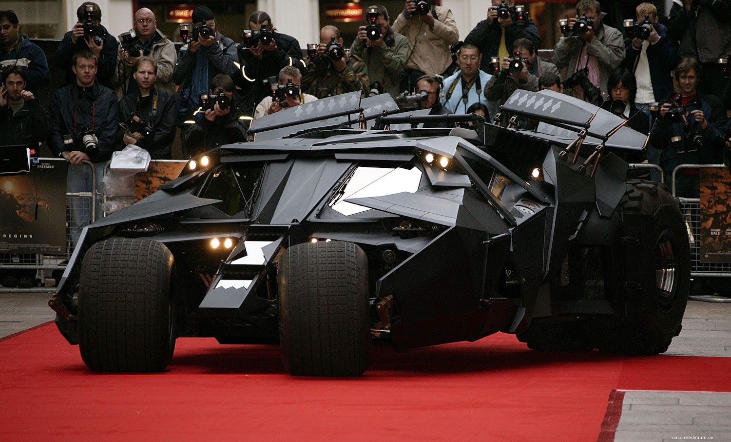 Jay Leno Drove the Batmobile Tumbler and Loved It