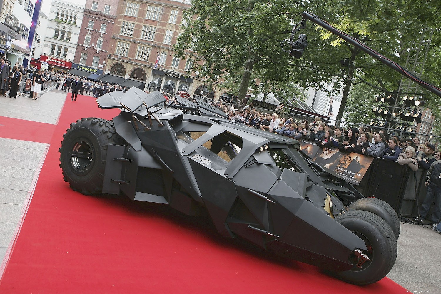 Jay Leno Drove the Batmobile Tumbler and Loved It