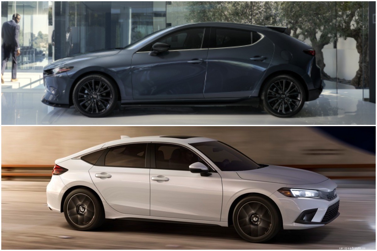 2022 Mazda3 vs. 2022 Honda Civic: Which Hatchback Is Safer?