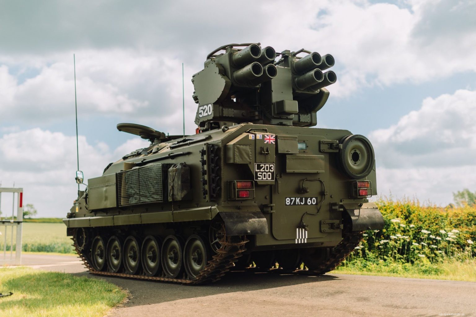 There’s a Road-Legal Alvis Stormer High-Velocity Missile Tank For Sale
