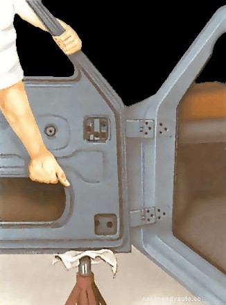 Renewing door hinge pins and hinges