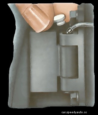 Lubricating hinges, pedals and locks