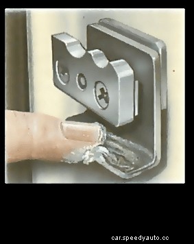 Lubricating hinges, pedals and locks