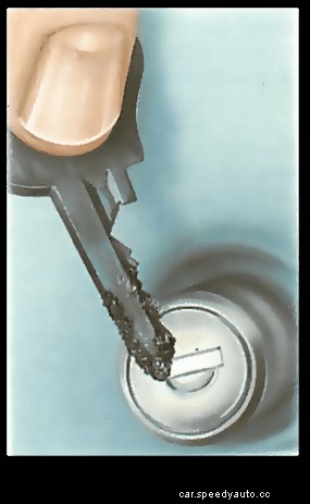 Lubricating hinges, pedals and locks