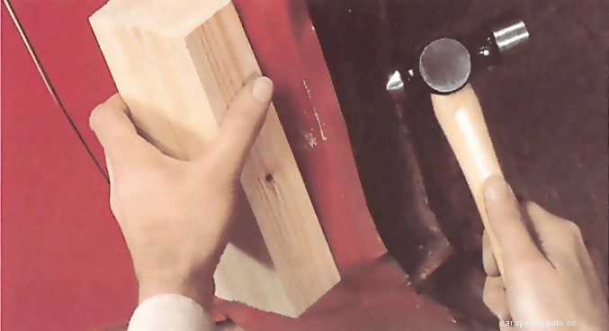 Smoothing out a dent