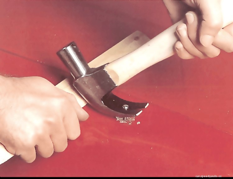 Smoothing out a dent