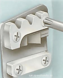 Adjusting catches and hinges