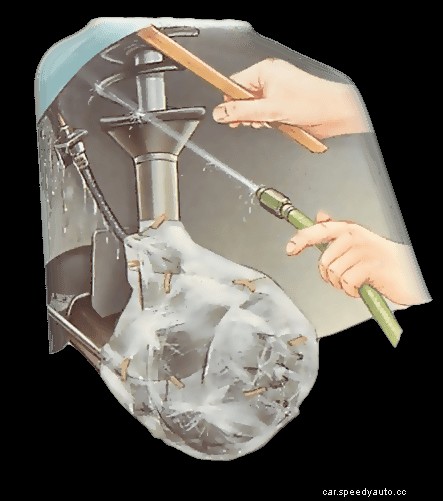 Cleaning and checking the underside